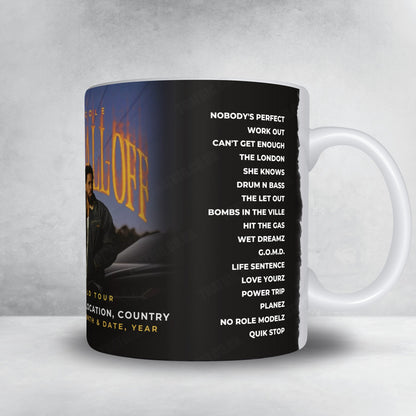 J. Cole Setlist Mug - Hallenstadion, Zurich - October 9th, 2026