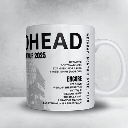 Radiohead Setlist Poster - Royal Arena, Copenhagen - December 16th, 2025
