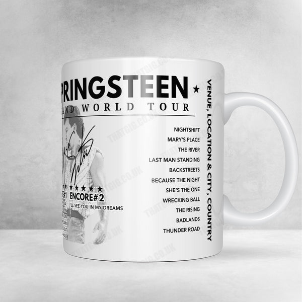 Bruce Springsteen Setlist Poster - Rogers Arena, Vancouver - November 22nd, 2024