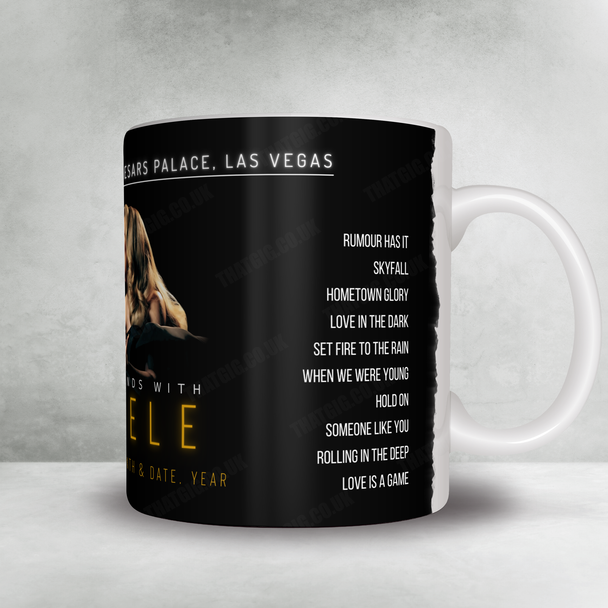 Adele Setlist Poster - The Colosseum at Caesars Palace, Las Vegas - February 24th, 2024