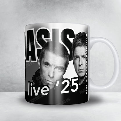 Oasis Setlist Mug - Principality Stadium, Cardiff - July 5th, 2025