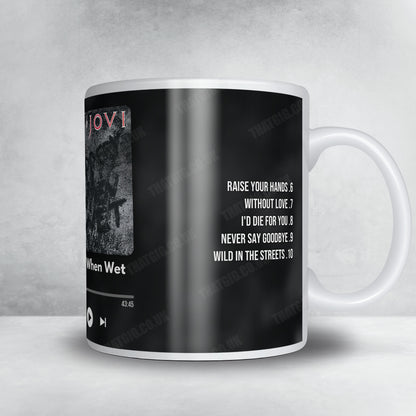 Bon Jovi "Slippery When Wet" Album Mug - Now Playing