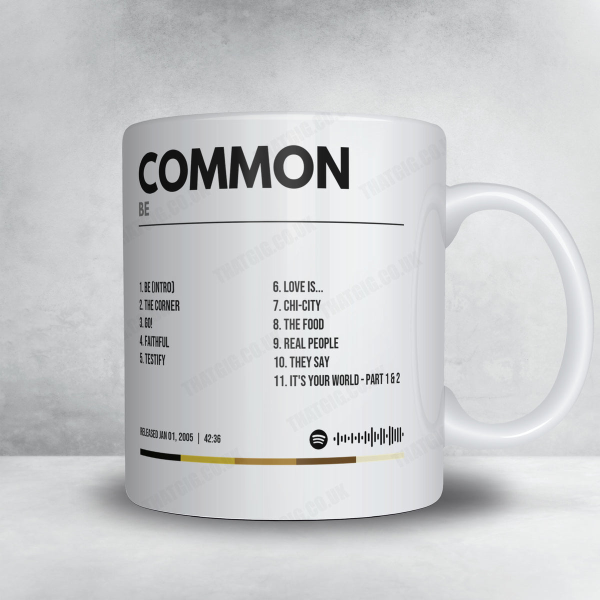 Common "Be" Album Mug - Minimal