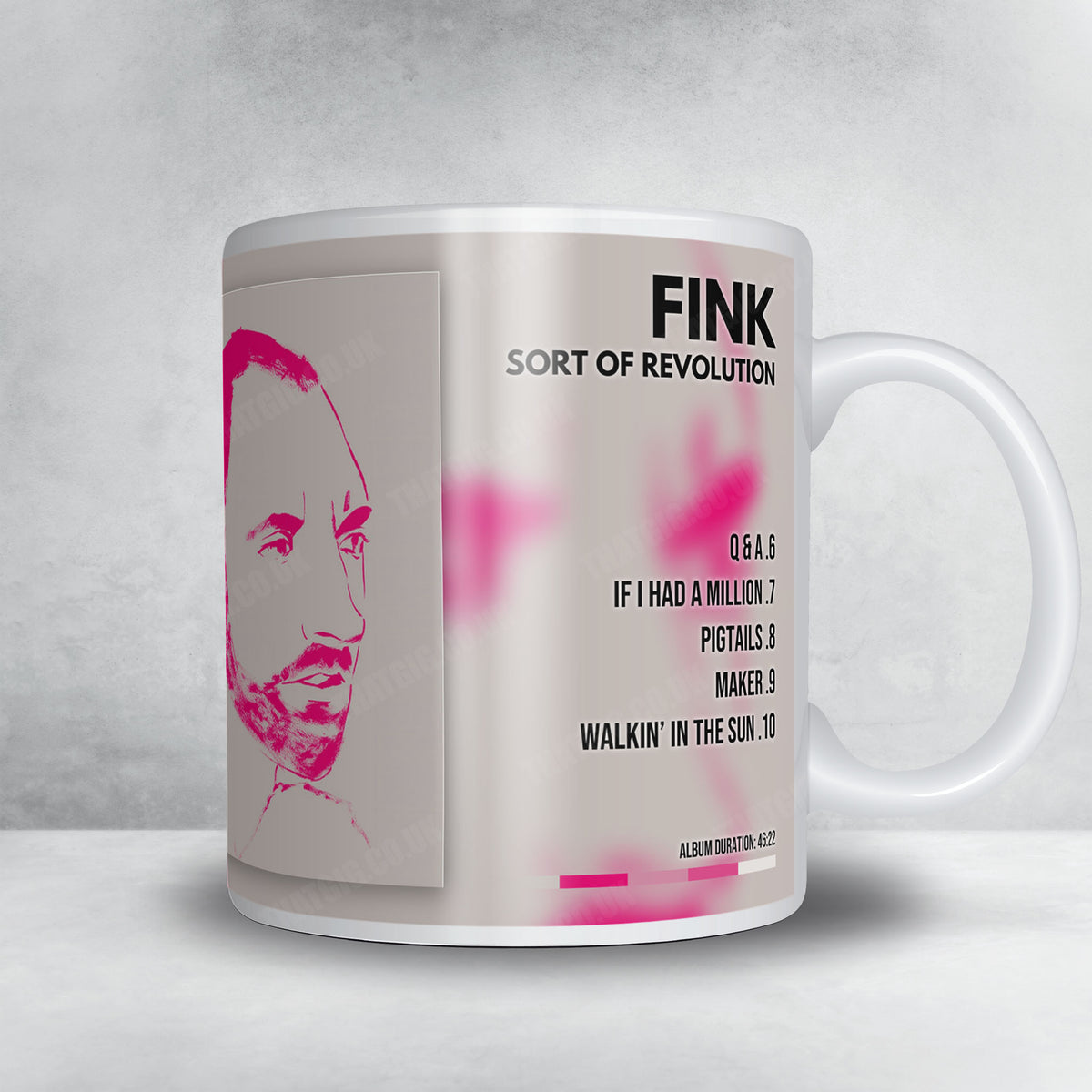 Fink "Sort of Revolution" Album Mug - Full Colour