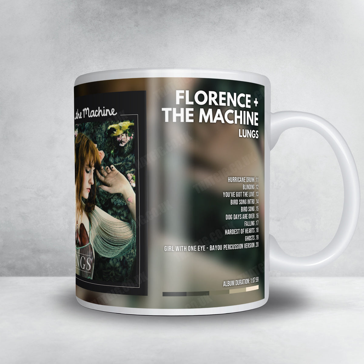 Florence + The Machine "Lungs" Album Mug - Full Colour