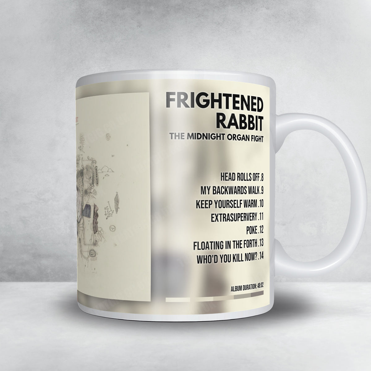 Frightened Rabbit "The Midnight Organ Fight" Album Mug - Full Colour