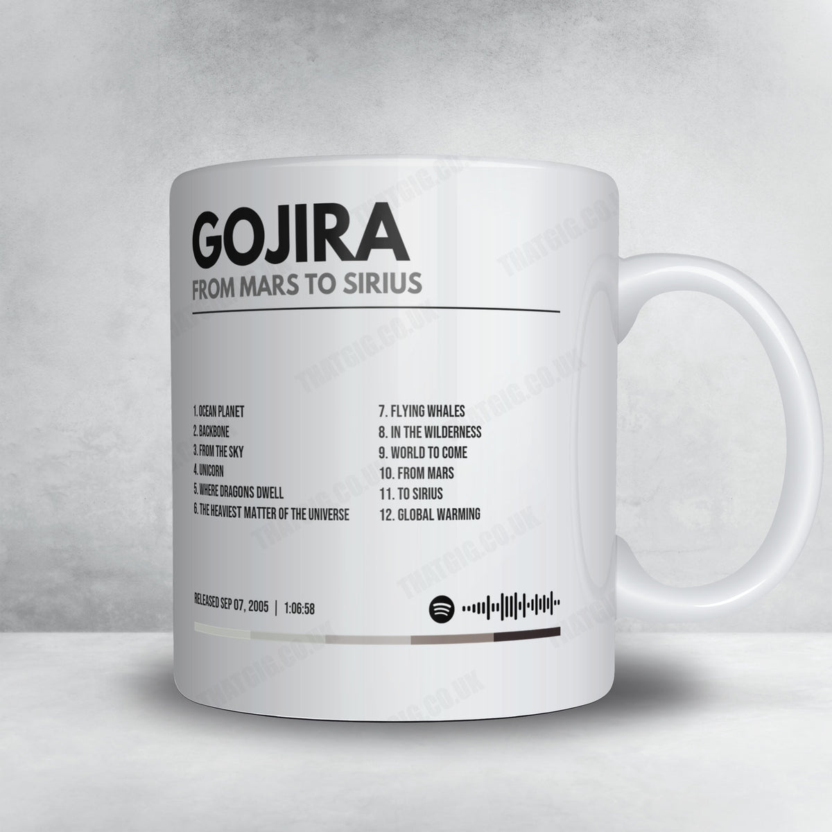 Gojira "From Mars To Sirius" Album Mug - Minimal