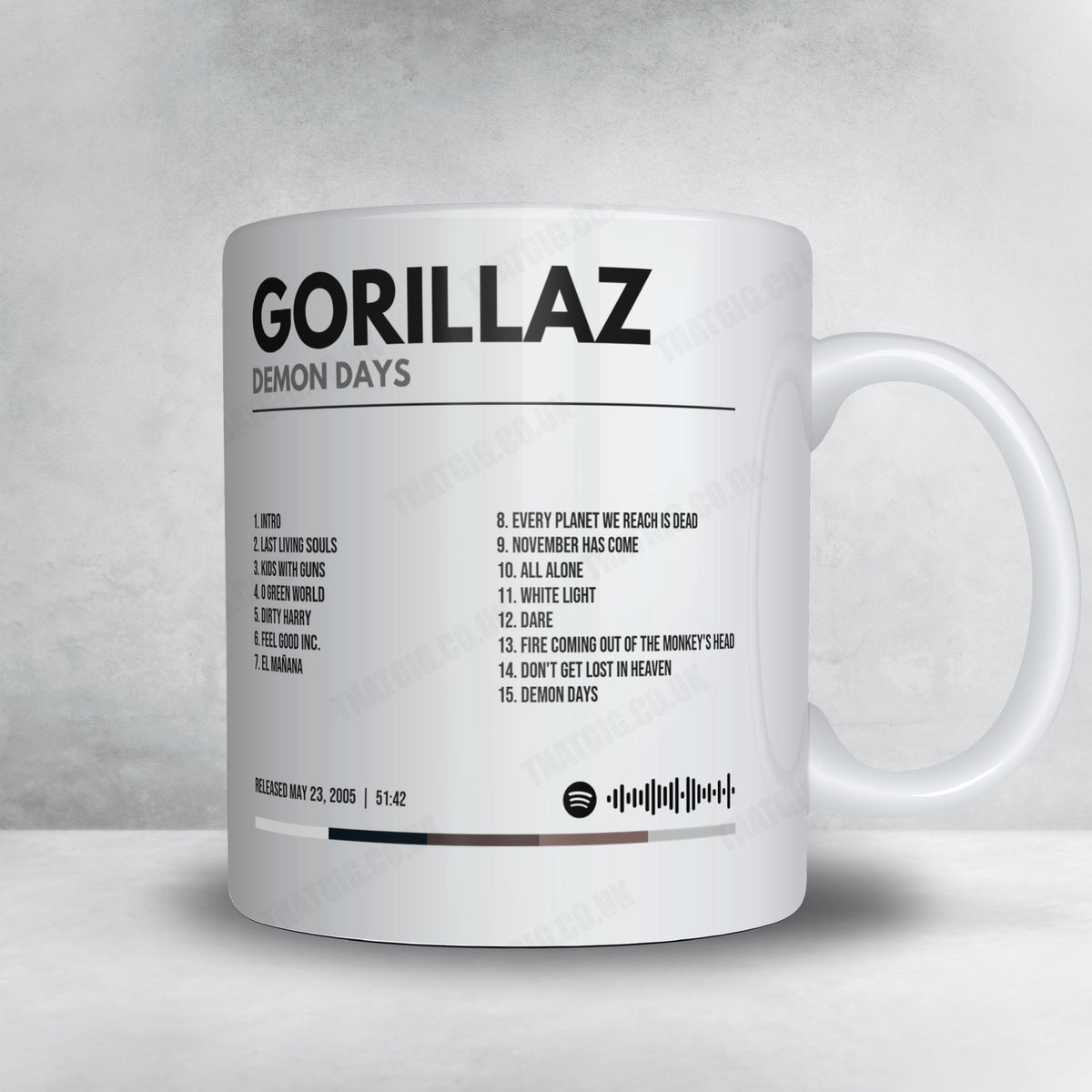 Gorillaz "Demon Days" Album Mug - Minimal