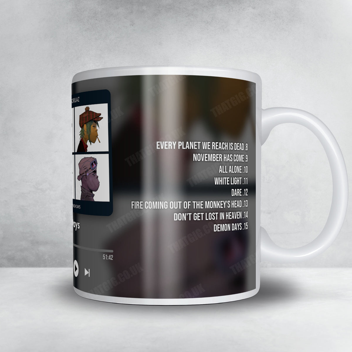Gorillaz "Demon Days" Album Mug - Now Playing