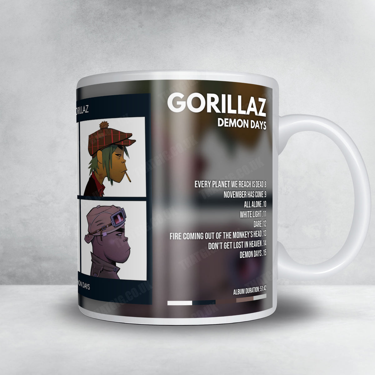 Gorillaz "Demon Days" Album Mug - Full Colour
