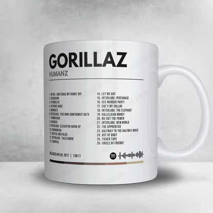 Gorillaz "Humanz" Album Mug - Minimal