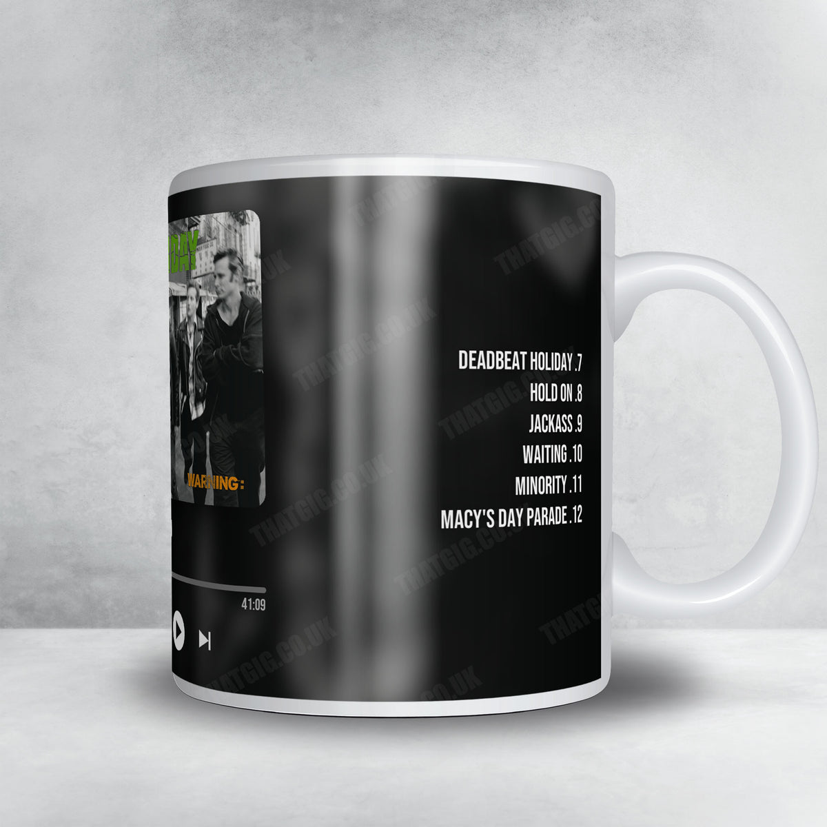 Green Day "Warning" Album Mug - Now Playing