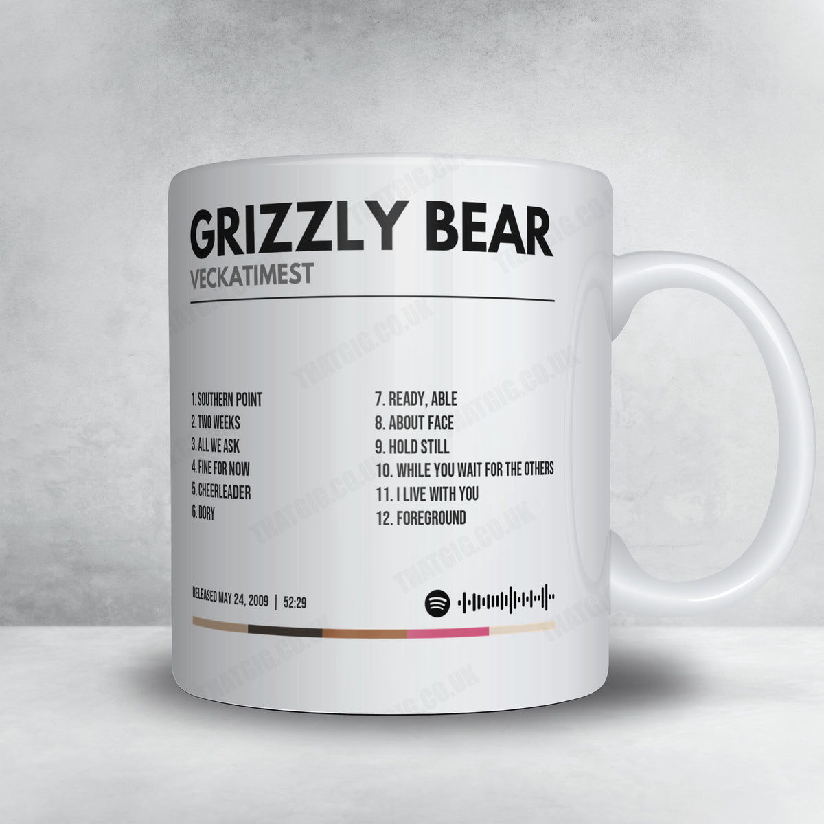Grizzly Bear "Veckatimest" Album Mug - Minimal