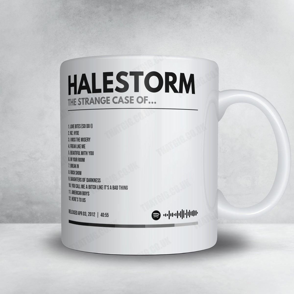 Halestorm "The Strange Case Of..." Album Mug - Minimal