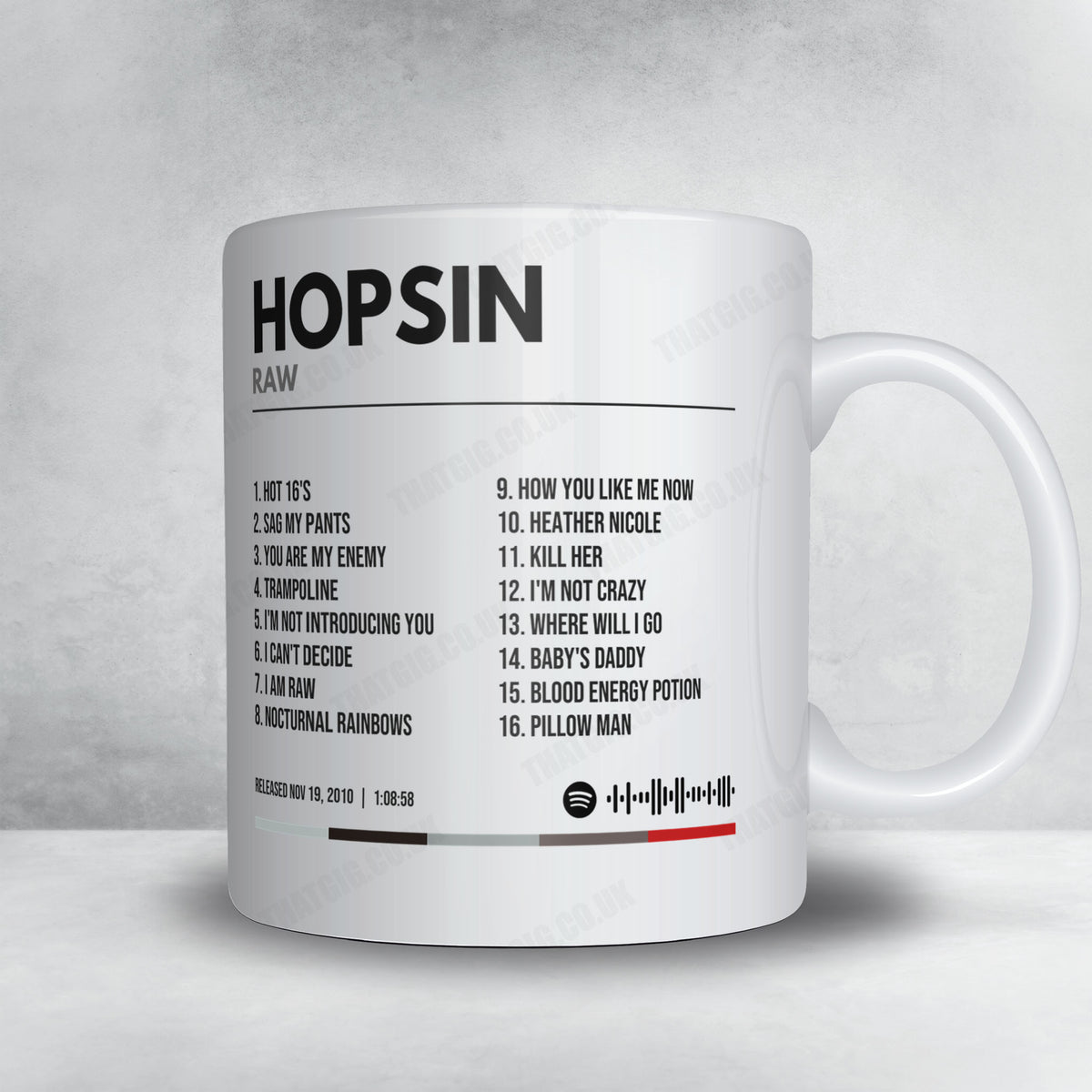 Hopsin "Raw" Album Mug - Minimal