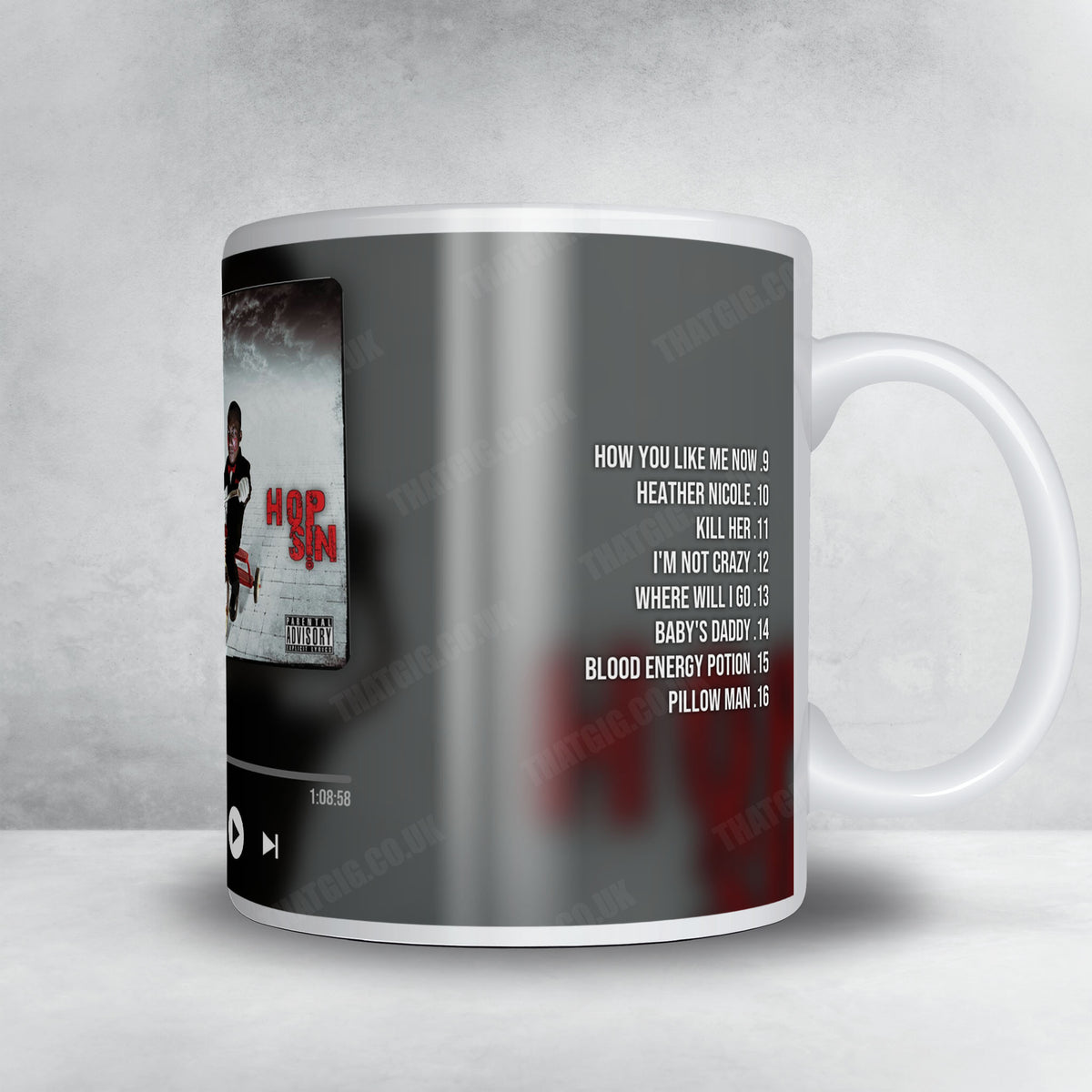 Hopsin "Raw" Album Mug - Now Playing