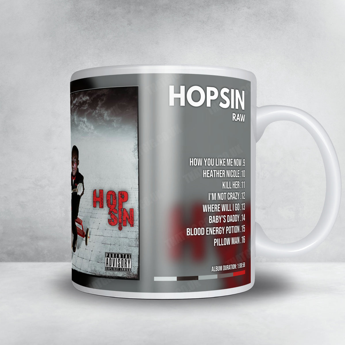 Hopsin "Raw" Album Mug - Full Colour