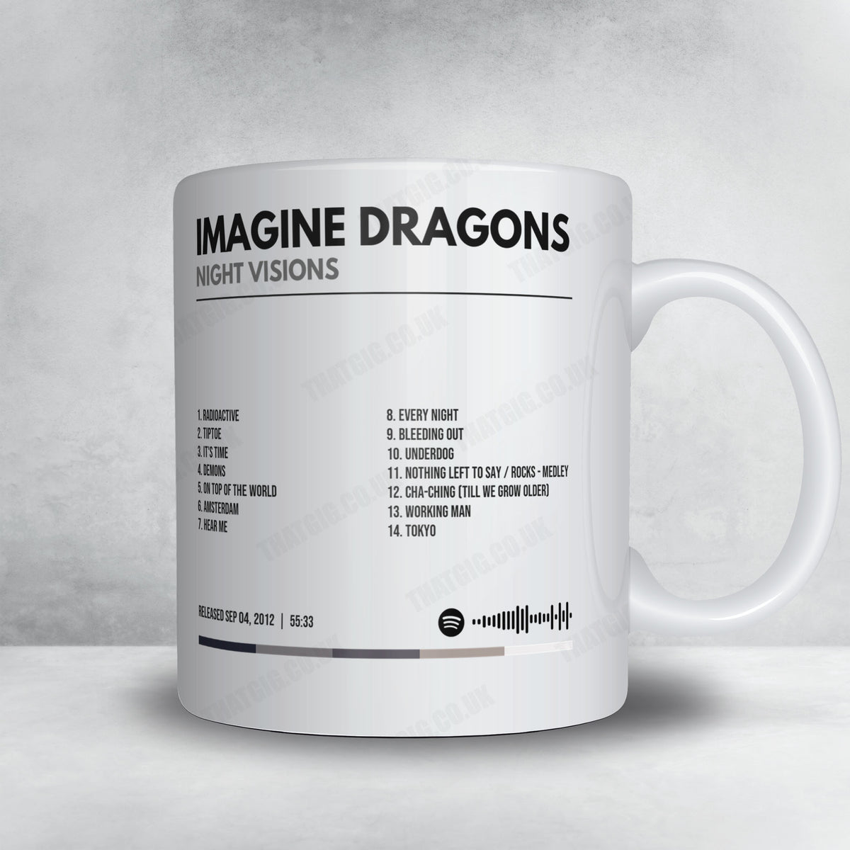 Imagine Dragons "Night Visions" Album Mug - Minimal