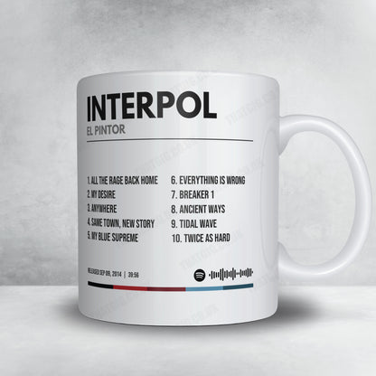 Interpol "El Pintor" Album Mug - Minimal