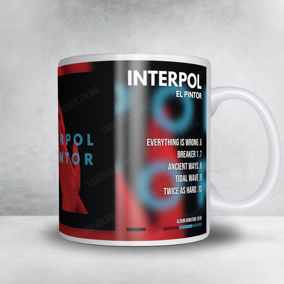 Interpol "El Pintor" Album Mug - Full Colour