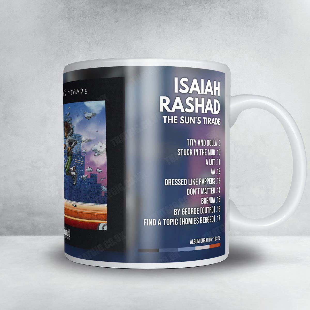 Isaiah Rashad "The Sun's Tirade" Album Mug - Full Colour