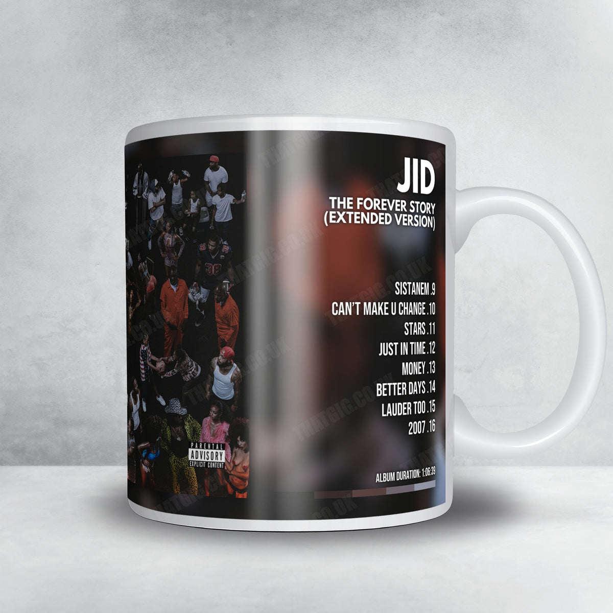 JID "The Forever Story" Album Mug - Full Colour