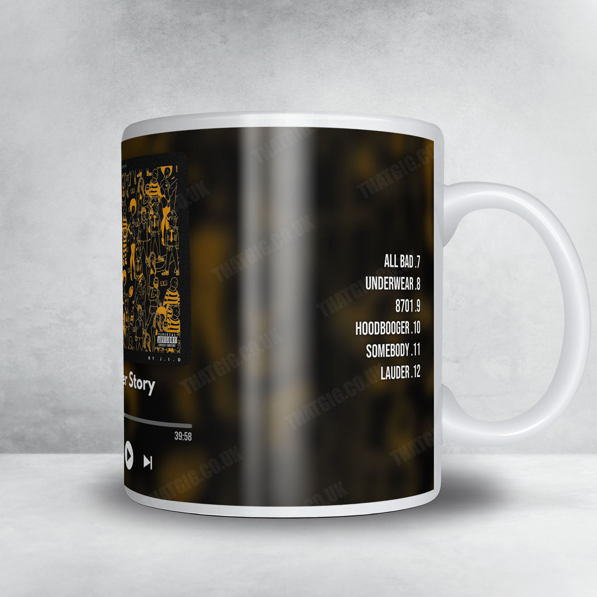 JID "The Never Story" Album Mug - Now Playing