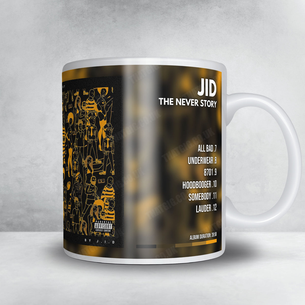 JID "The Never Story" Album Mug - Full Colour