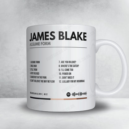 James Blake "Assume Form" Album Mug - Minimal