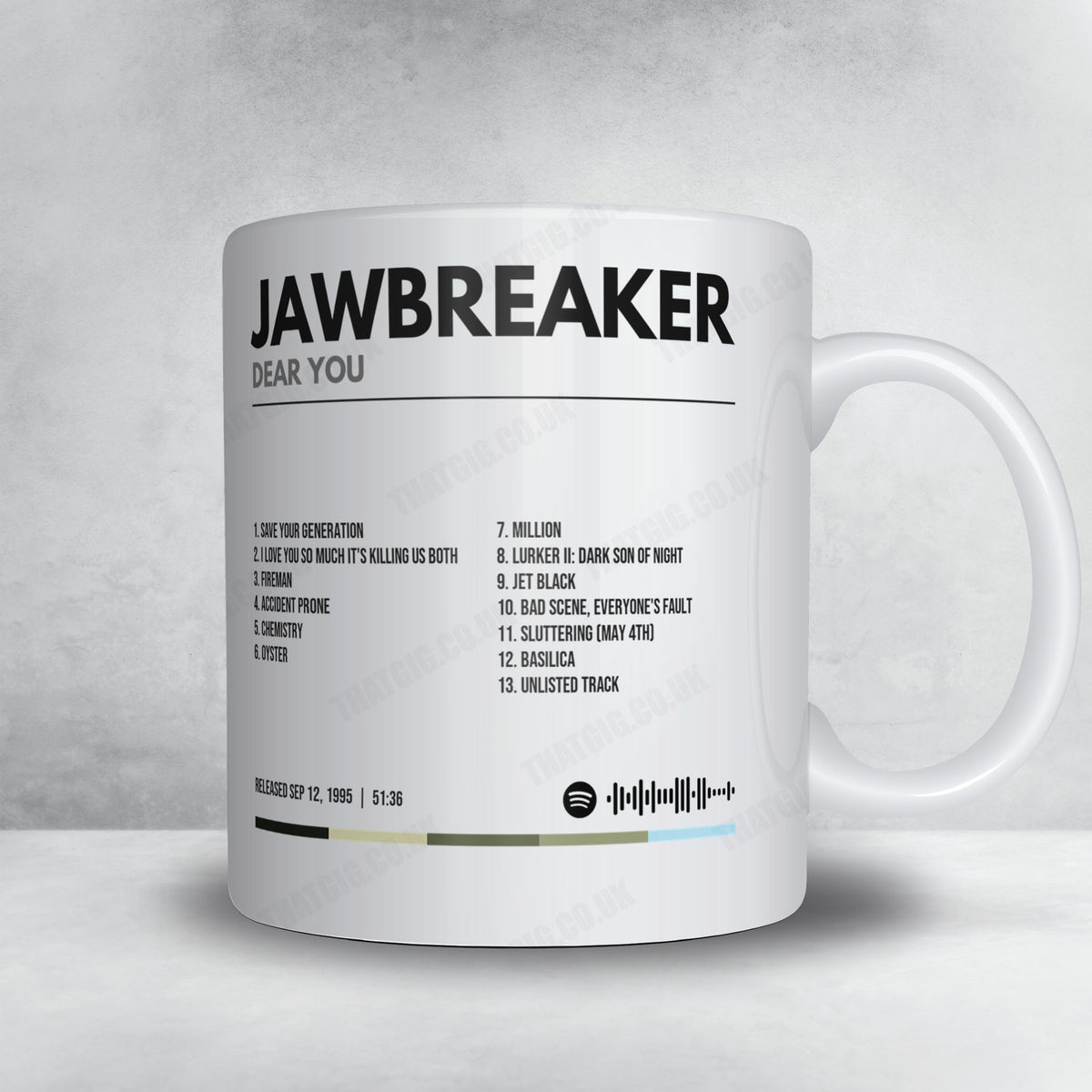 Jawbreaker "Dear You" Album Mug - Minimal