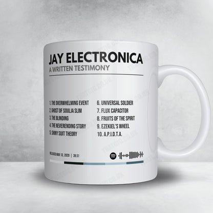 Jay Electronica "A Written Testimony" Album Mug - Minimal