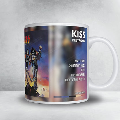 Kiss "Destroyer" Album Mug - Full Colour