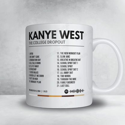 Kanye West "The College Dropout" Album Mug - Minimal