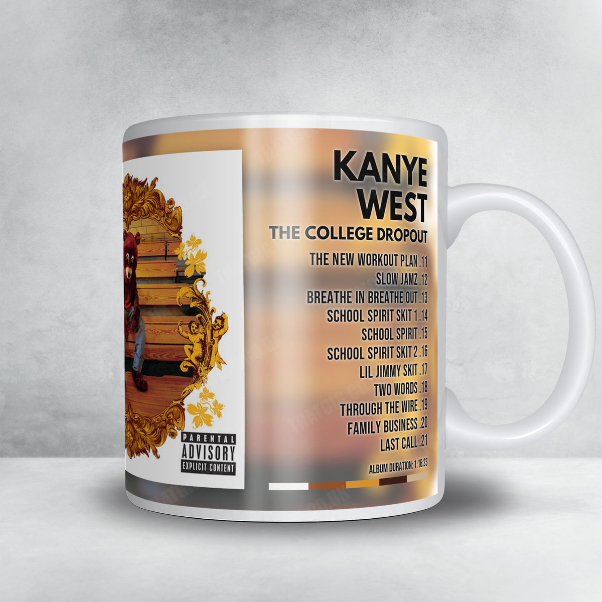 Kanye West "The College Dropout" Album Mug - Full Colour