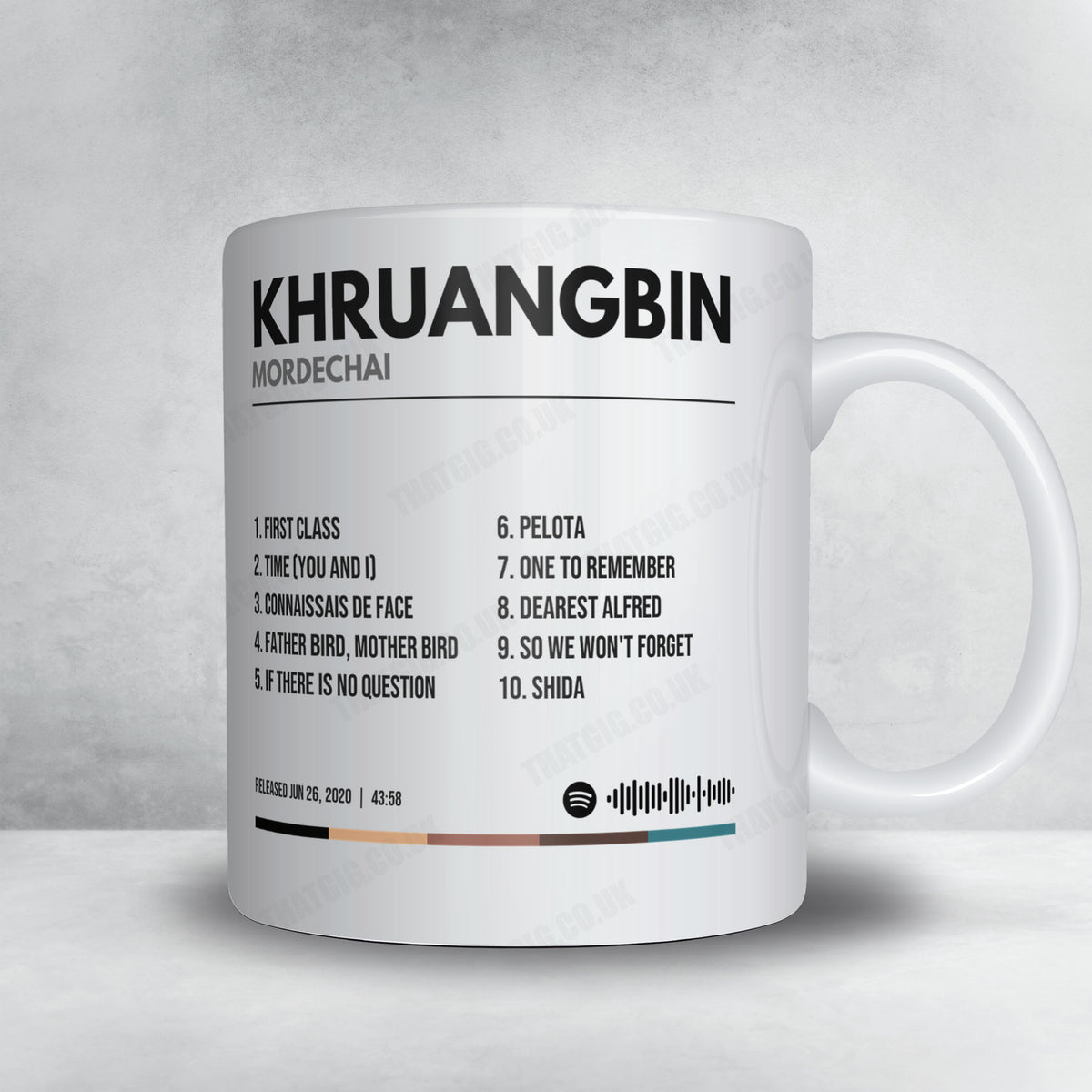 Khruangbin "Mordechai" Album Mug - Minimal