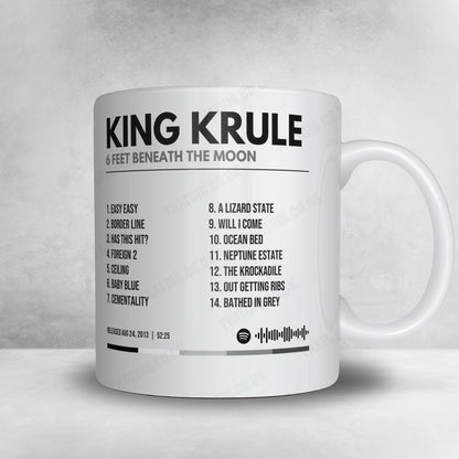 King Krule "6 Feet Beneath the Moon" Album Mug - Minimal
