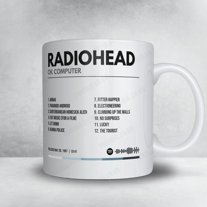 Radiohead "OK Computer" Album Mug - Minimal