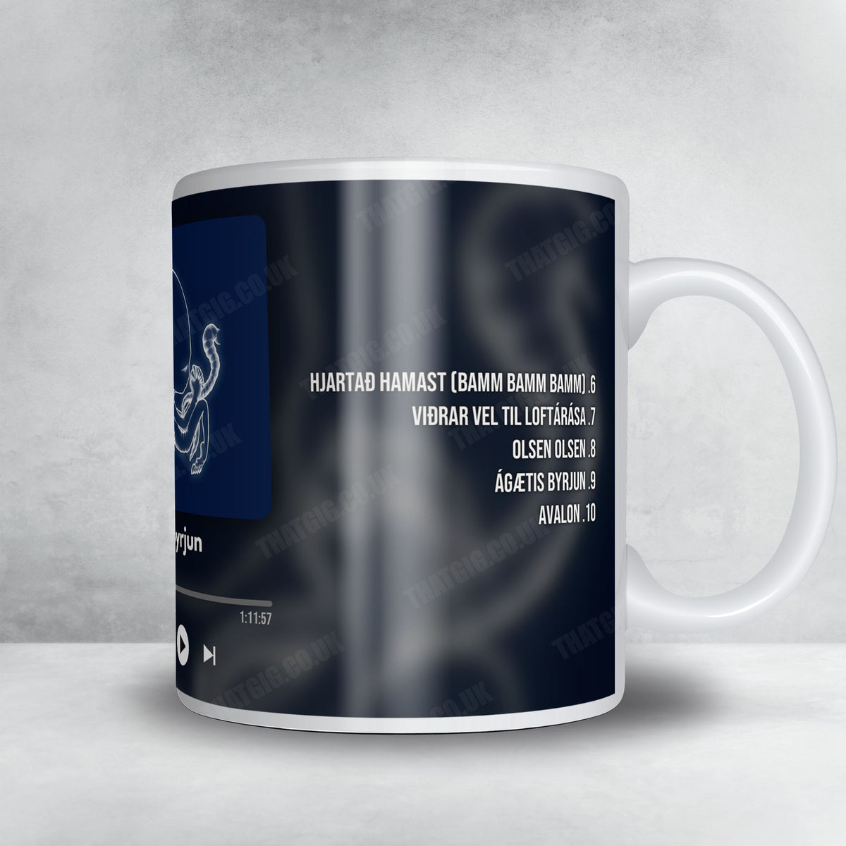 Sigur Rós "Ágætis byrjun" Album Mug - Now Playing