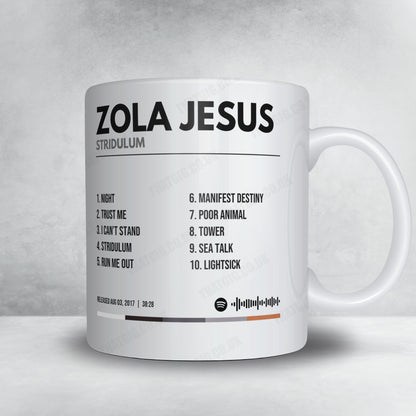 Zola Jesus "Stridulum" Album Mug - Minimal