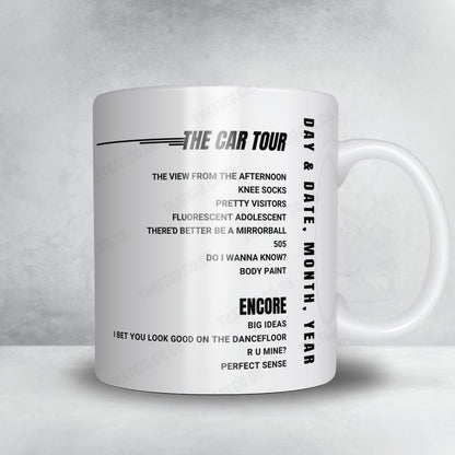 Arctic Monkeys Setlist Mug - The SSE Arena Belfast, Belfast - October 16th, 2023