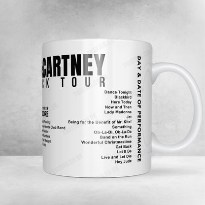 Paul McCartney Setlist Mug - Spokane Arena, Spokane - April 28th, 2022