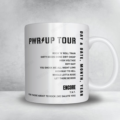 AC/DC Setlist Mug - AT&T Stadium, Arlington - April 14th, 2025