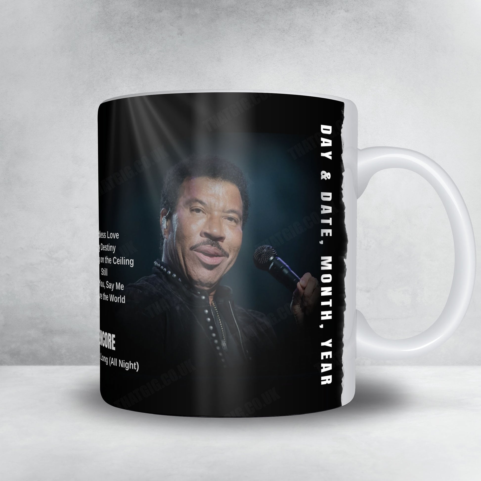 Lionel Richie Setlist Mug - The OVO Hydro, Glasgow - June 4th, 2025