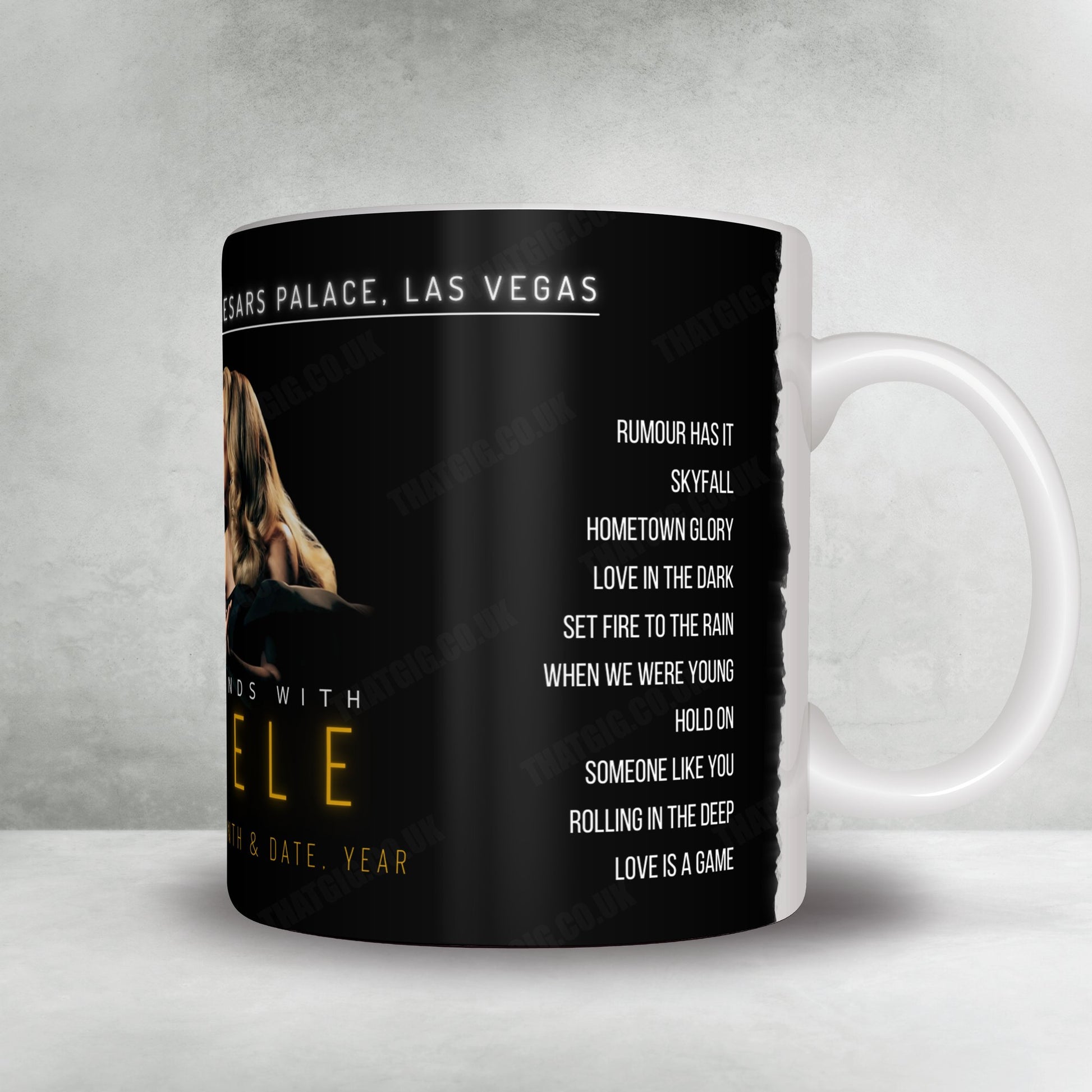Adele Setlist Poster - The Colosseum at Caesars Palace, Las Vegas - February 23rd, 2024