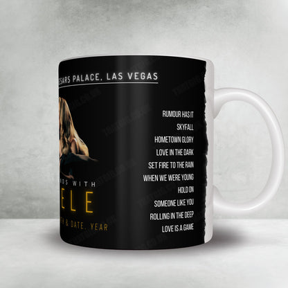 Adele Setlist Poster - The Colosseum at Caesars Palace, Las Vegas - February 23rd, 2024
