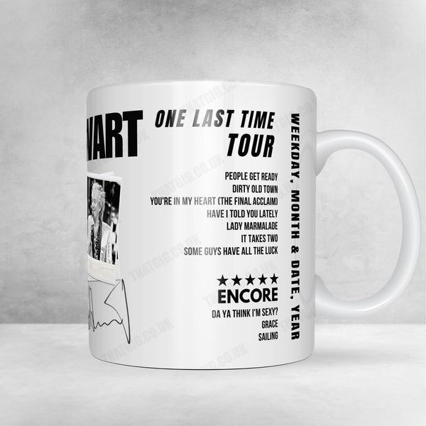 Rod Stewart Setlist Mug - Le Zénith, Paris, France - June 30th, 2024
