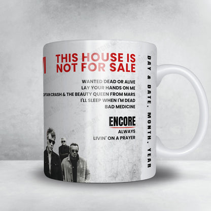 Bon Jovi Setlist Mug - BMO Harris Bradley Center, Milwaukee - April 29th, 2018