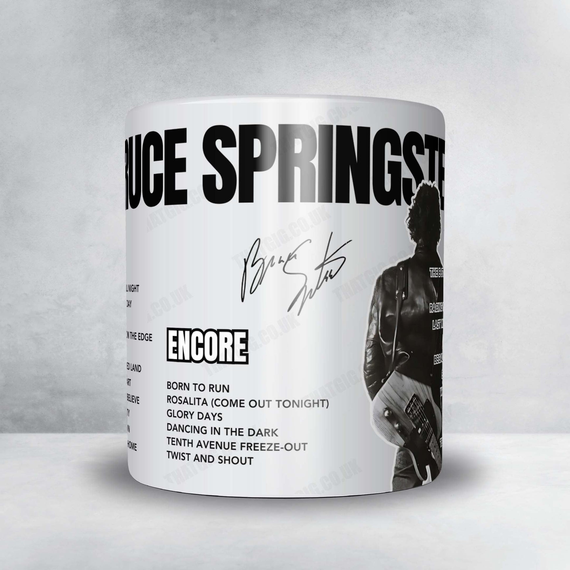 Bruce Springsteen Setlist Mug - Liacouras Center, Philadelphia - October 28th, 2024