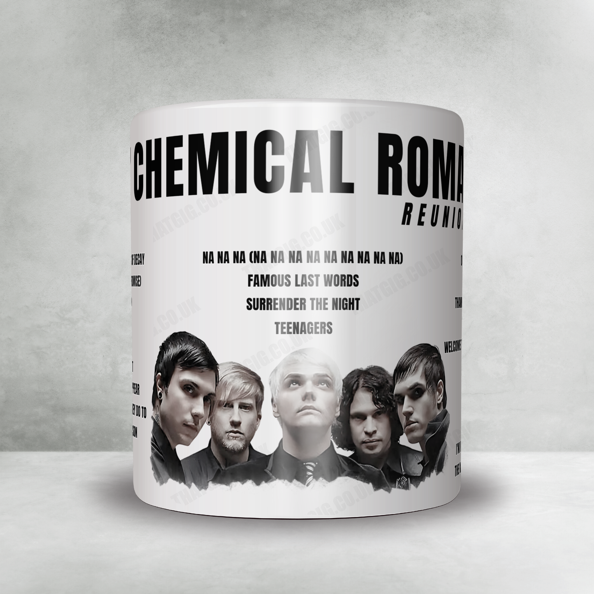 My Chemical Romance Setlist Mug - FLA Live Arena, Sunrise - September 24th, 2022
