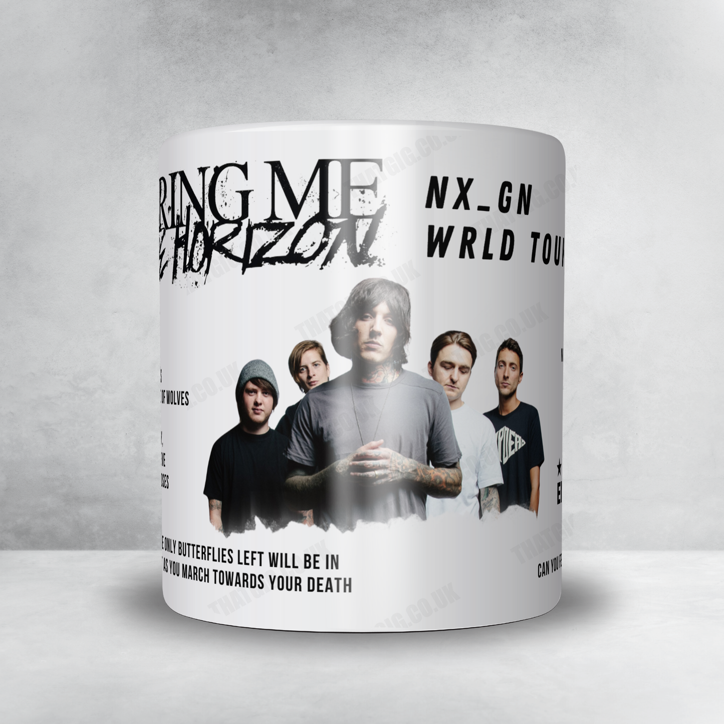 Bring Me the Horizon Setlist Poster - AO Arena, Manchester, England - January 13th, 2024